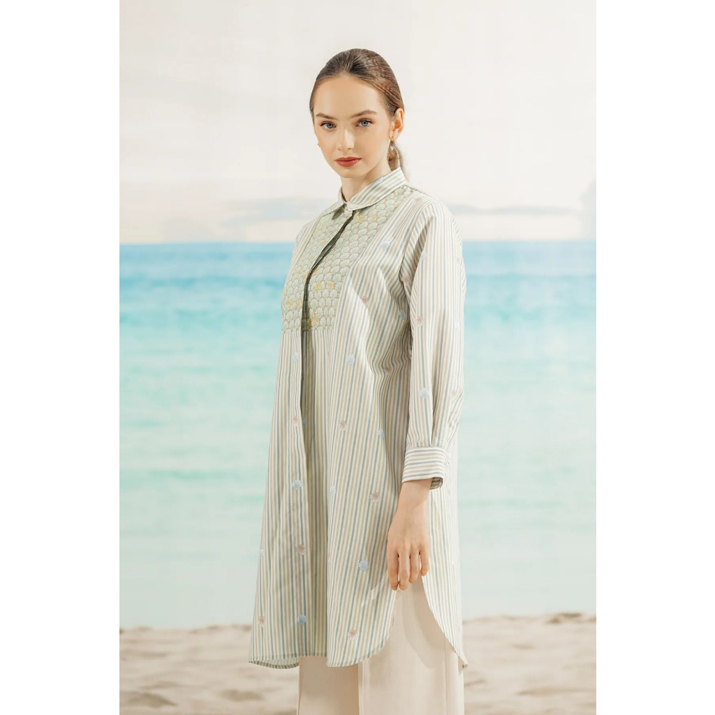 AQUARIELLE TUNIC SHIRT - BENANG JARUM