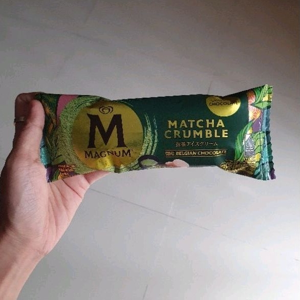 

Magnum ice cream es krim rasa MATCHA CRUMBLE / CLASSIC / ALMOND VANILA /WHITE ALMOND COOKIES CREAM ( gojek only )