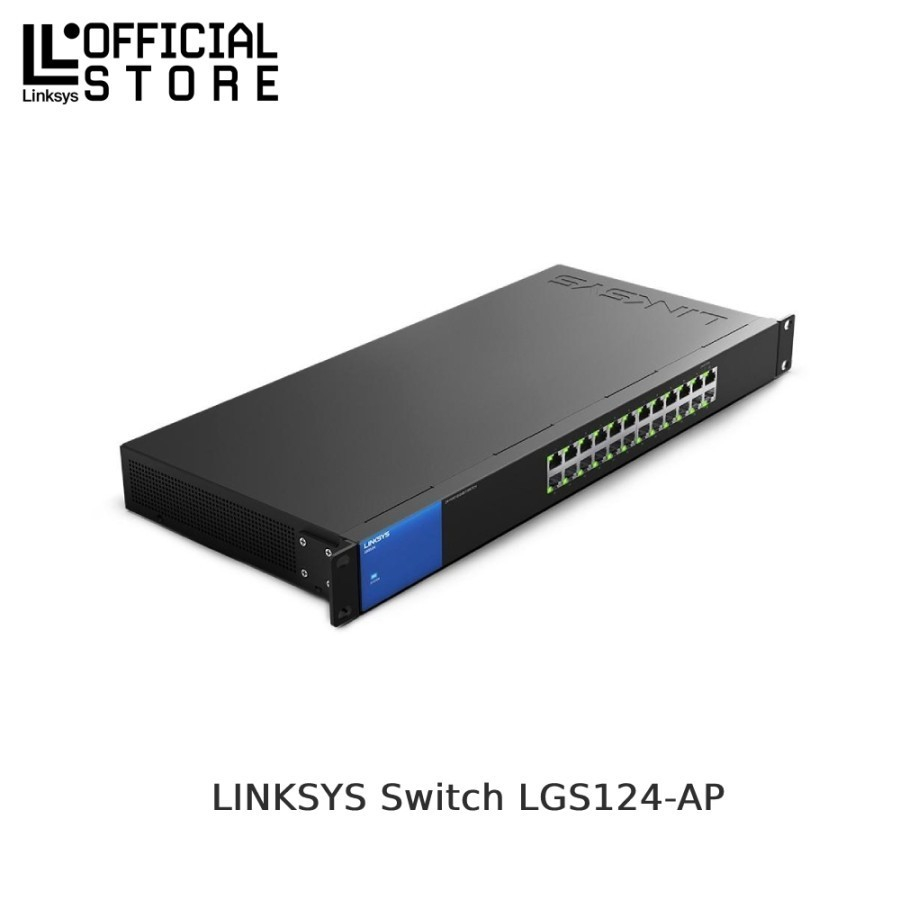 Linksys Switch 24-Port Gigabit 1000 Mbps Business Dekstop LGS124-AP