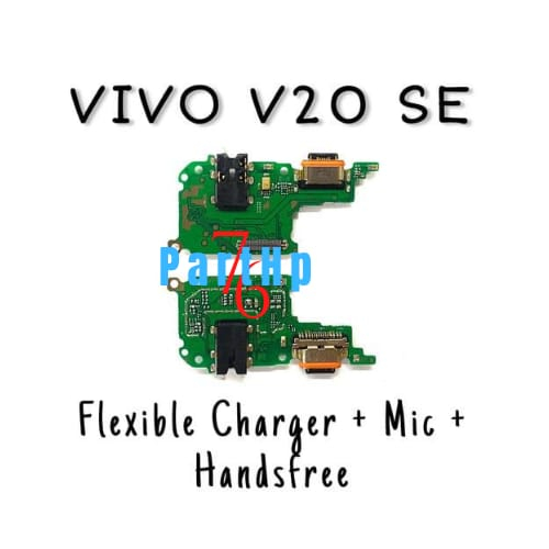 Flexible charger + Mic + Handsfree Vivo V20 SE/V2020/2023 - Flexible Flexibel Fleksibel Charger