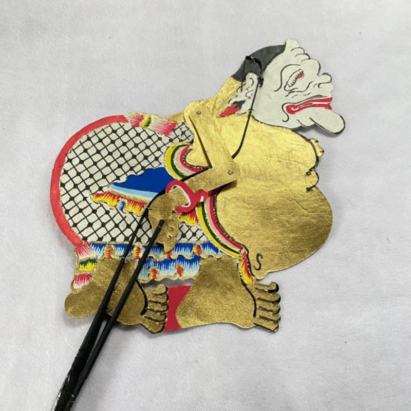Wayang Kulit Semar Emas -+55 cm
