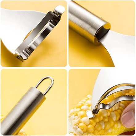 Alat Pengupas Jagung Kupas Parutan Biji Jagung Peeler Serut Perontok Jagung Peralatan Rumah Tangga