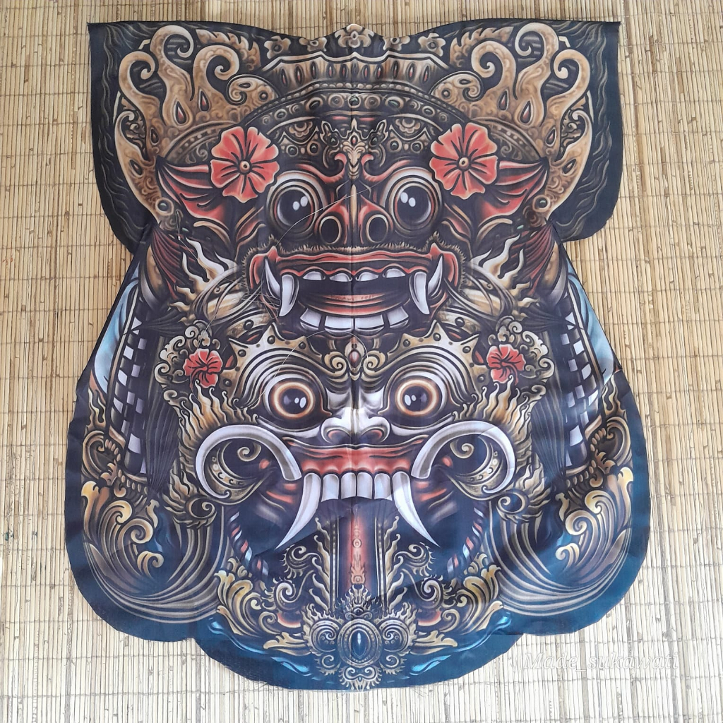 Layangan Celepuk Printing rwa bhineda barong rangda bongkar pasang