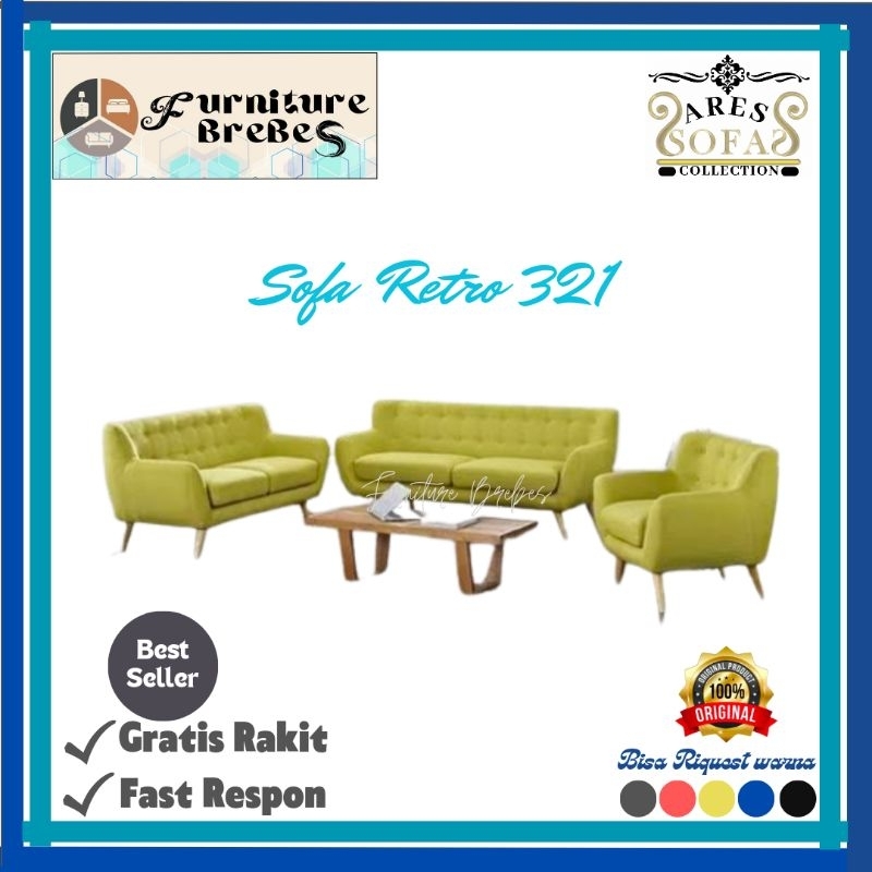 Sofa Retro Sofa Minimalis Monaco Terlaris Tegal Cirebon Brebes Pekalongan Pemalang