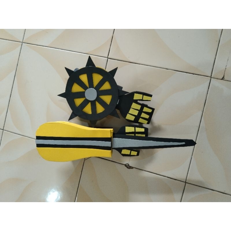 kostum robot Bumblebee transformer anak