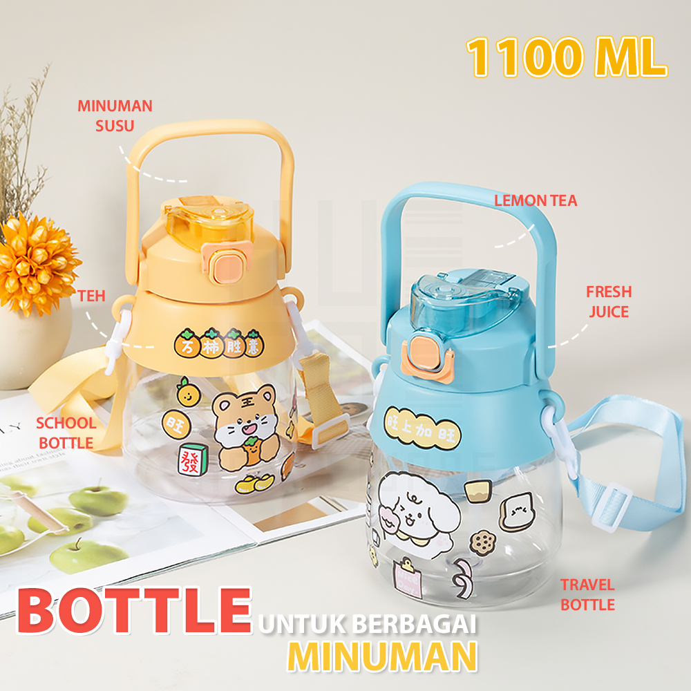 HUGO Botol Minum Anak Anti Bocor Botol Air Minum Premium Quality BPA FREE