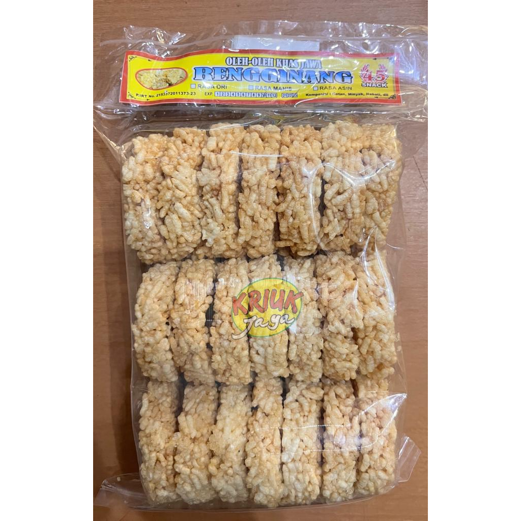 

Nafariz724 Rengginang Gurih/Terasi Khas Jawa Isi 21 Pcs