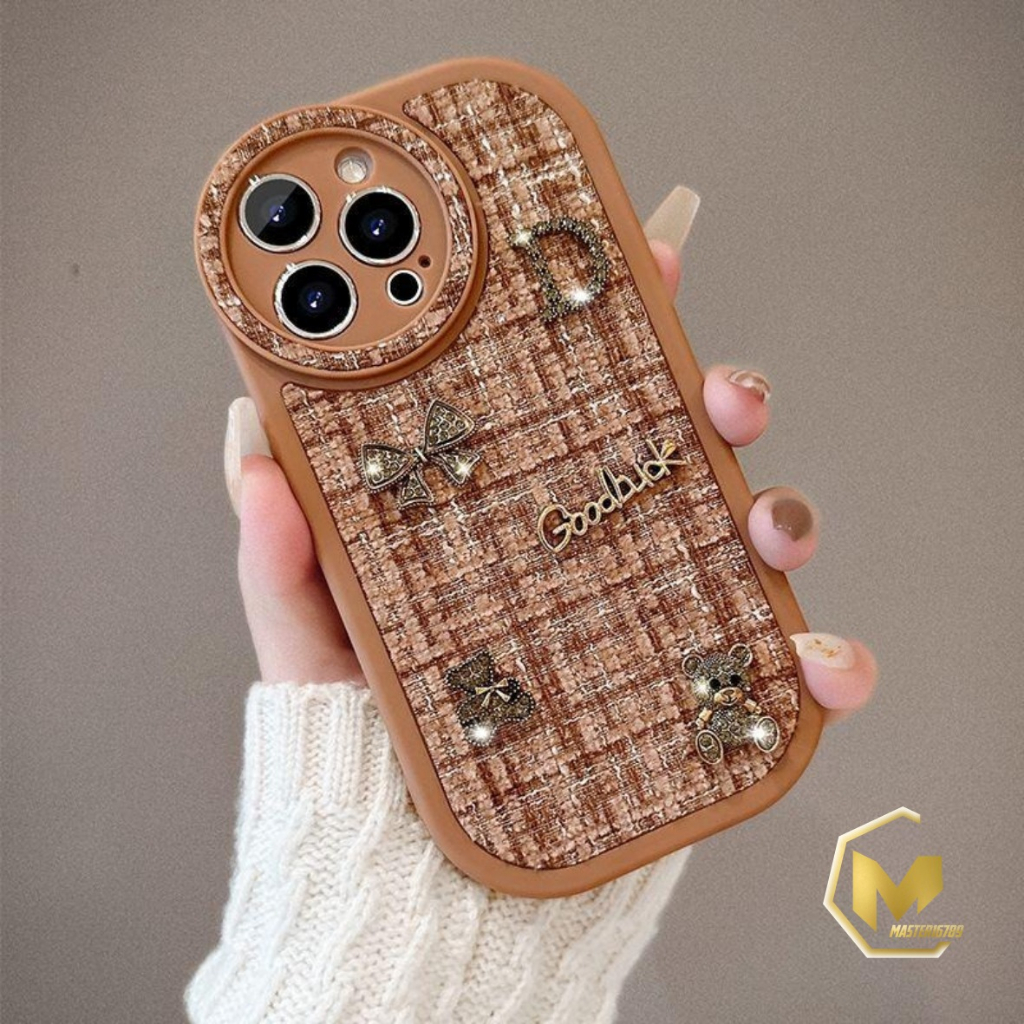 GC65 SOFTCASE SILIKON TWEED WOOVEN RAJUT 3D AESTHETIC OVAL FOR REALME C2 A1K REALME 5 5I 5S C11 2020 C20 C11 2021 C20S C21 C21Y C25Y C15 NARZO 20 C31 C33 C35 NARZO 50 A PRIME MA5032