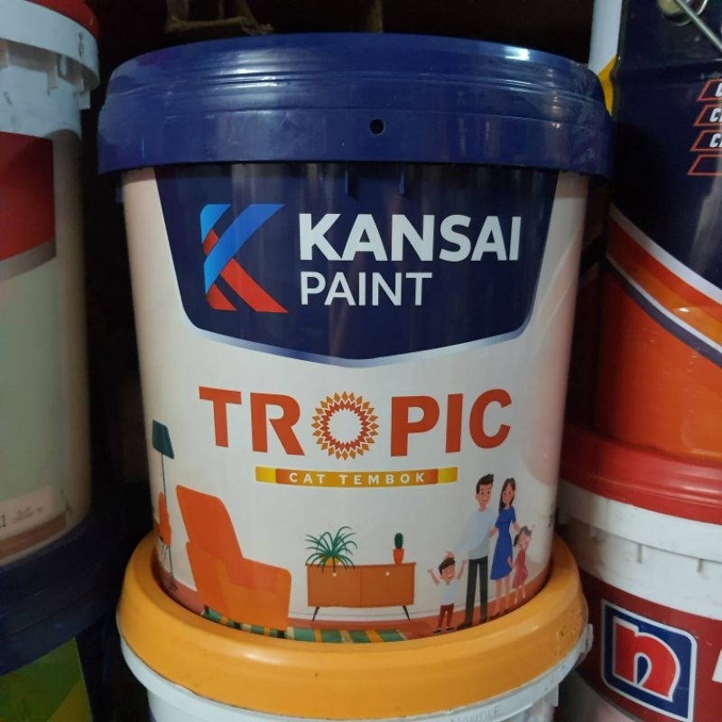Cat tembok TROPIC 20 kg request warna Kansai Paint / cat dinding interior dalam rumah tinting sistem