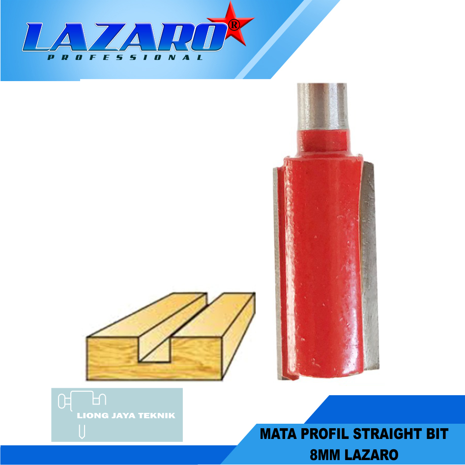 Mata Profil Straight Bit LAZARO - 8mm
