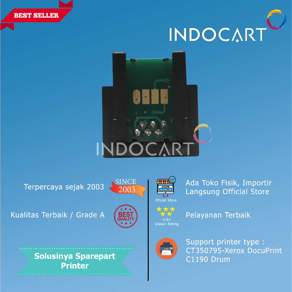 Chip CT350795-Xerox DocuPrint C1190 Drum-20K