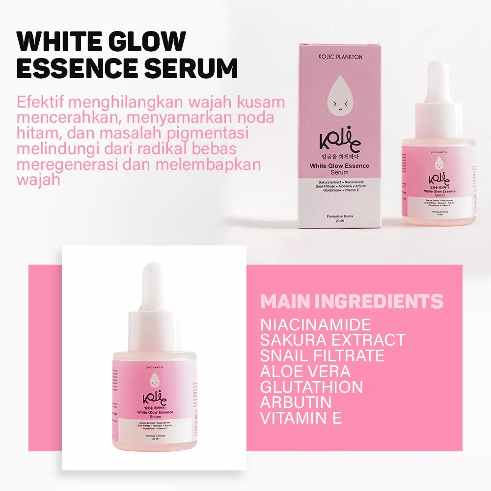 SERUM KOJIC PLANKTON ALL VARIANT ORIGINAL 20 ML