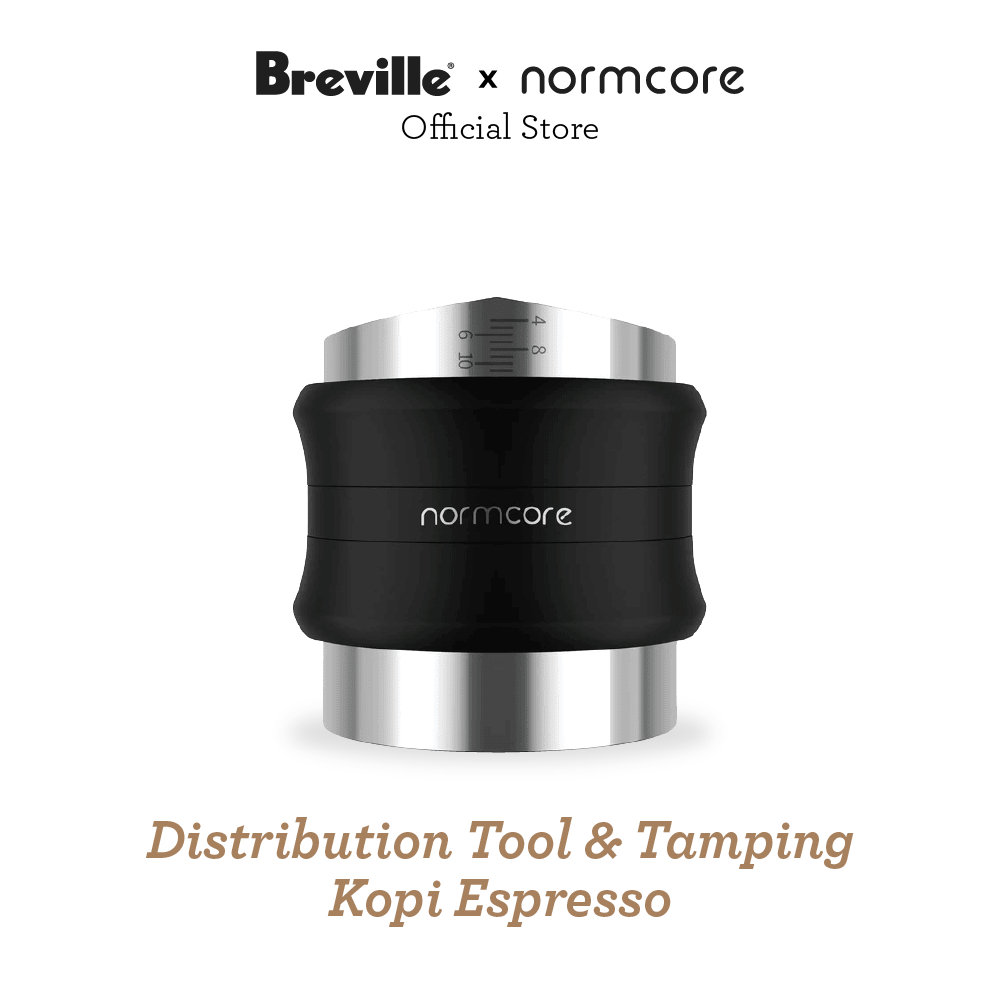 Normcore Distributor Tamper Combo - Distribution Tool & Tamping Coffee Kopi Espresso