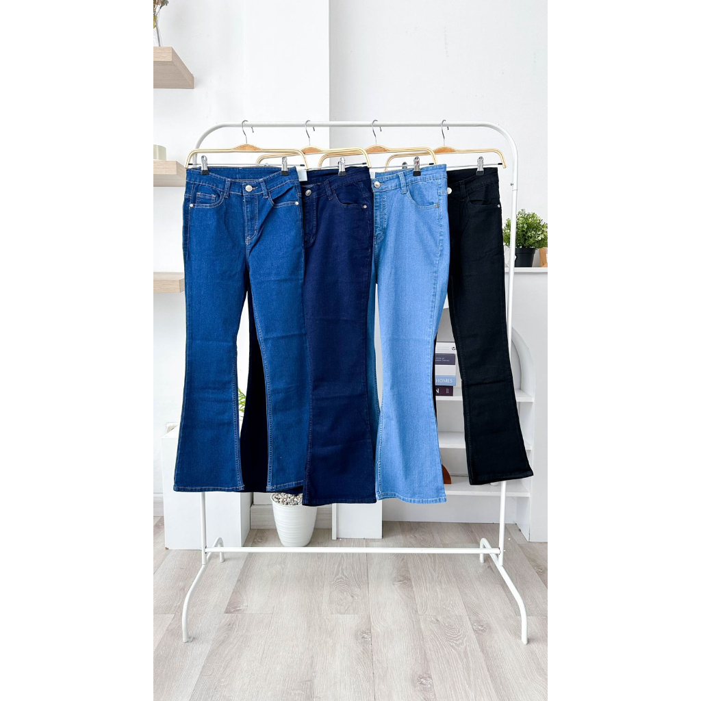 CELANA JEANS WANITA UKURAN NORMAL &amp; JUMBO TALLER BOOTCUT-SYSCLOTHIER