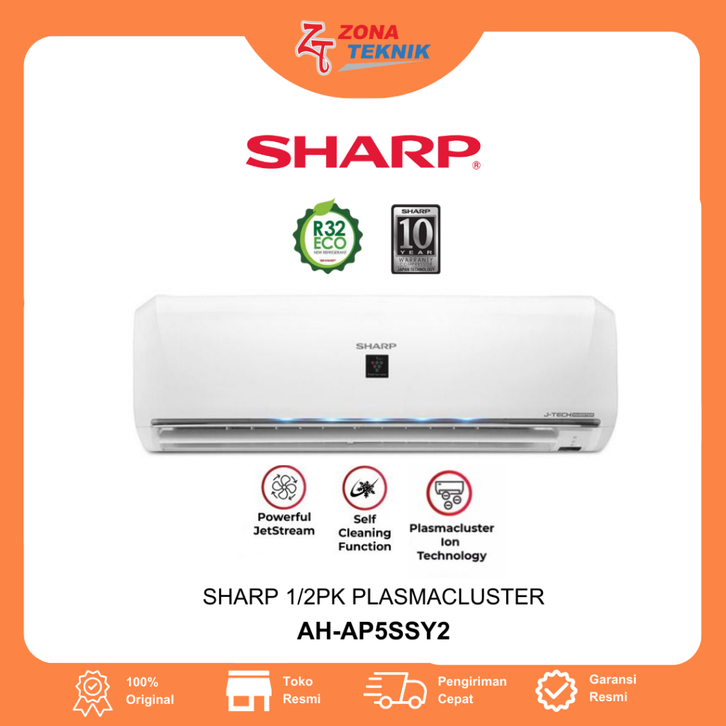 AC SHARP AH-AP5SSY2 1/2PK PLASMACLUSTER