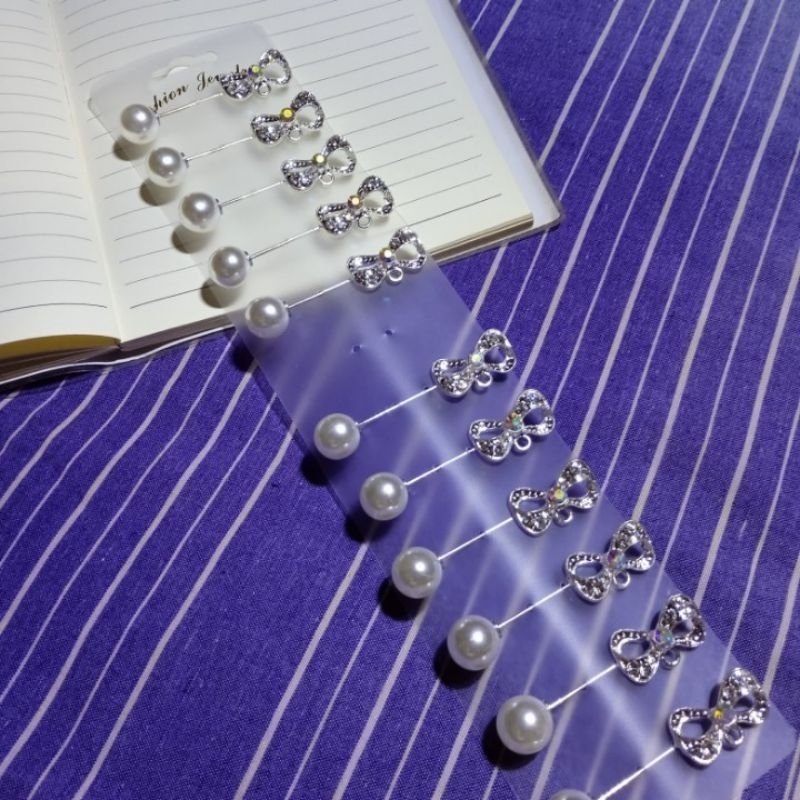 Aksesoris hijab/pin kerudung pita/Bros pita hijab