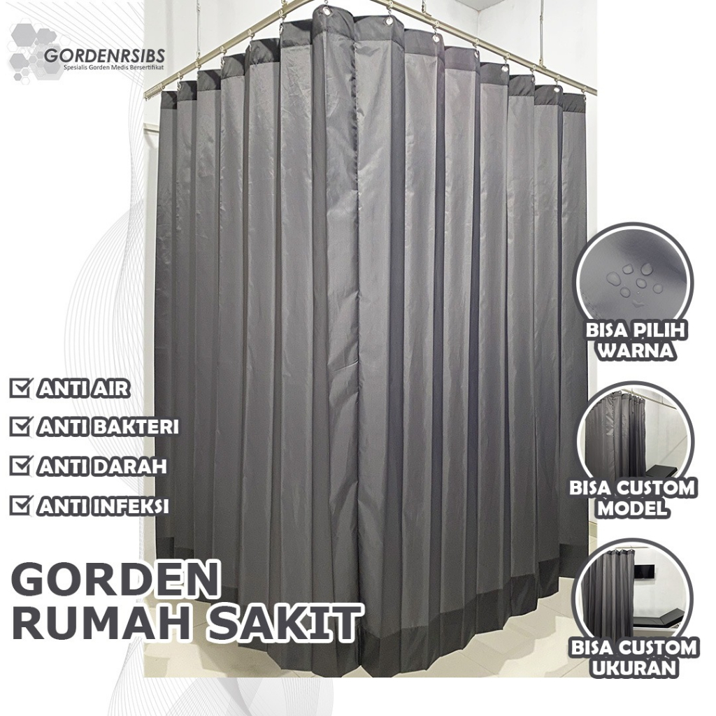 KAIN JENIS POLYESTER-GORDEN IGD-TIRAI RUMAH SAKIT
