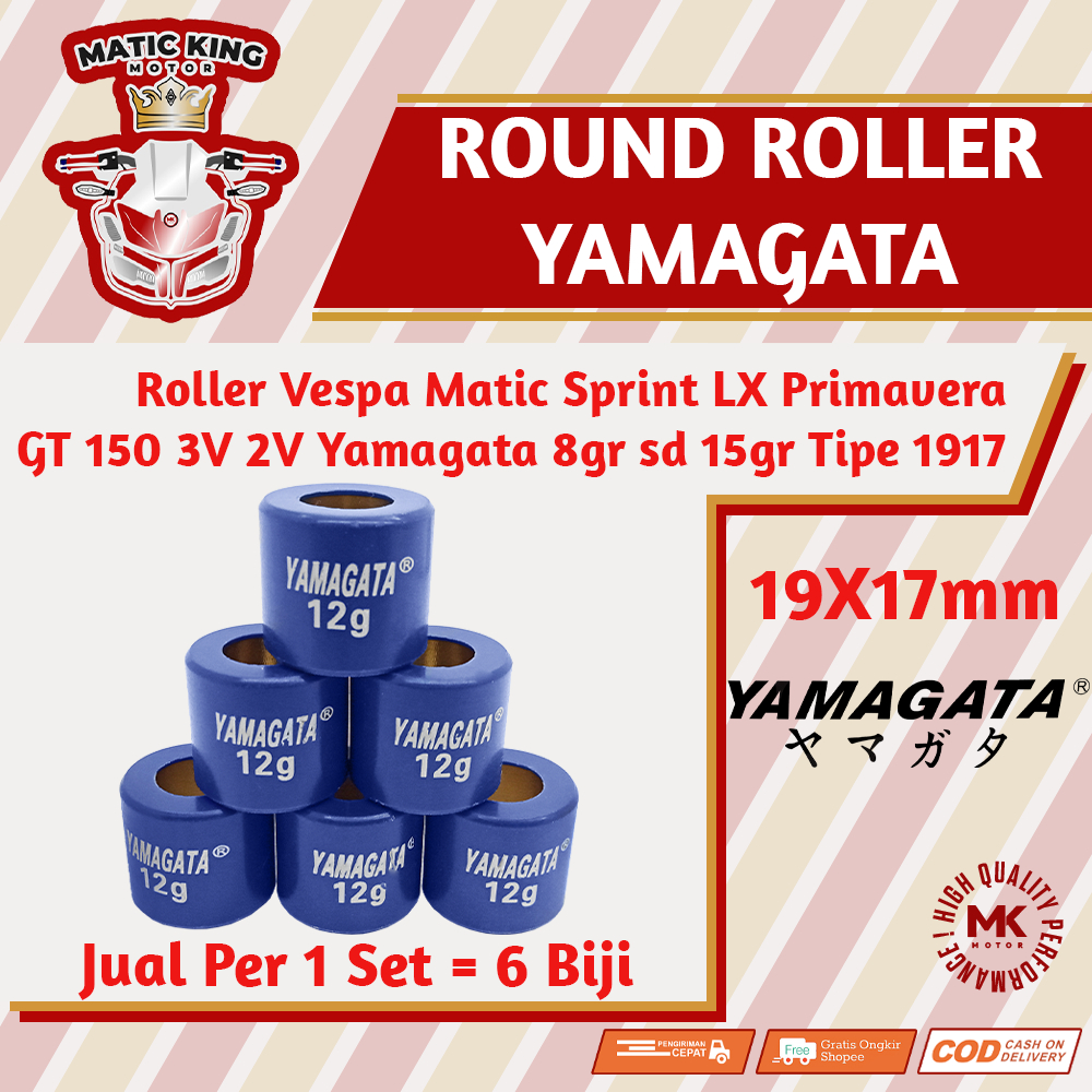 Roller Vespa Sprint LX Primavera igets 150 S150 3V 2V 1917 8 sd 15 gram Yamagata