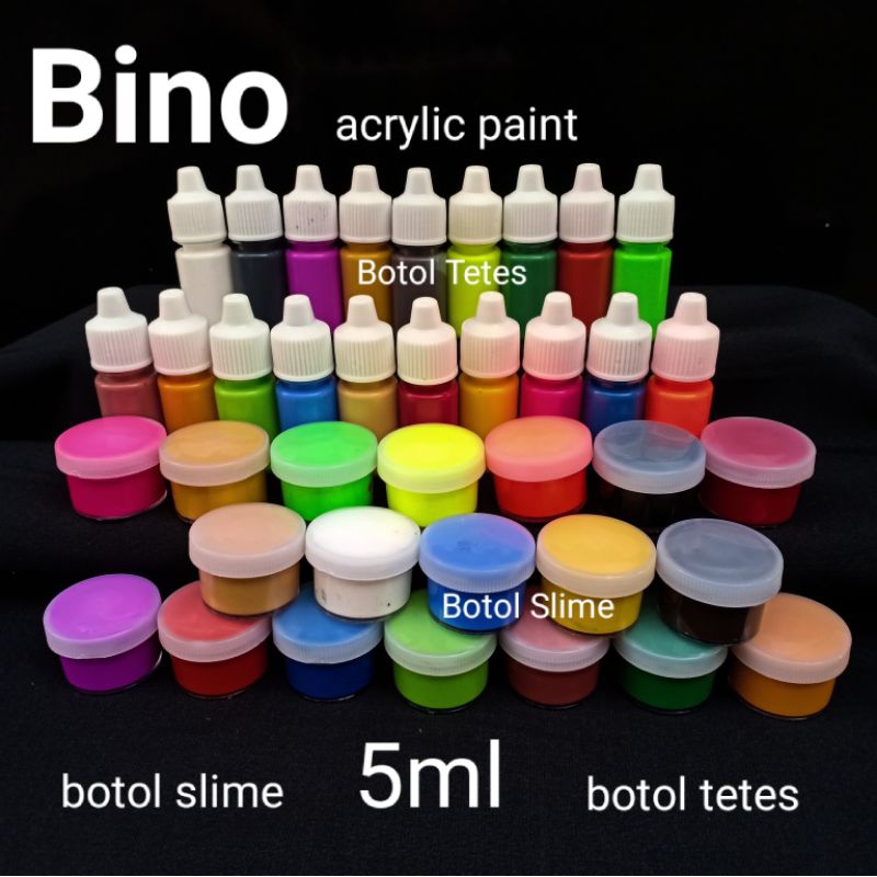 

Acrylic Bino Paint @5ml / Cat Lukis Akrilik Bino 5ml