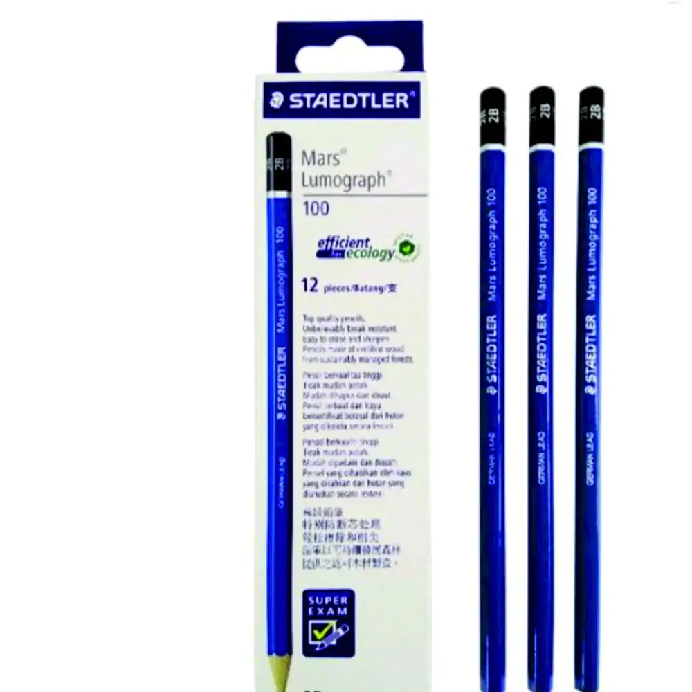 

Pensil Stadler 2B 1 Pack 12 Pcs / Pensil Ujian 2B Komputer