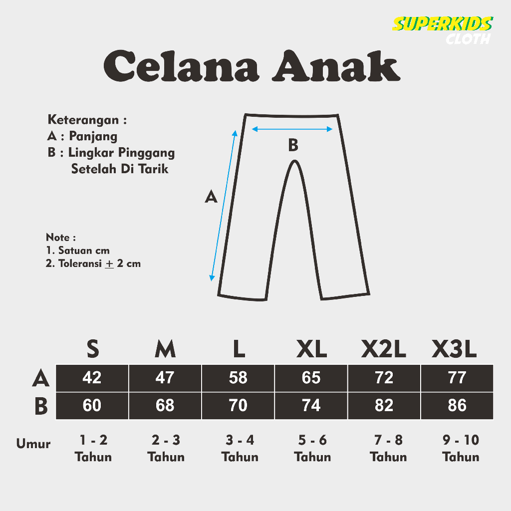 CELANA ANAK PEREMPUAN JEANS NEVY PANJANG MODEL BEGGIE  WARNA HITAM SANDWASH SUPERKIDS 1 - 10 TAHUN