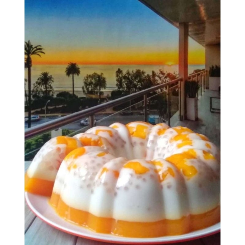 

Puding sagoo mango/mangga uk Loyang 24