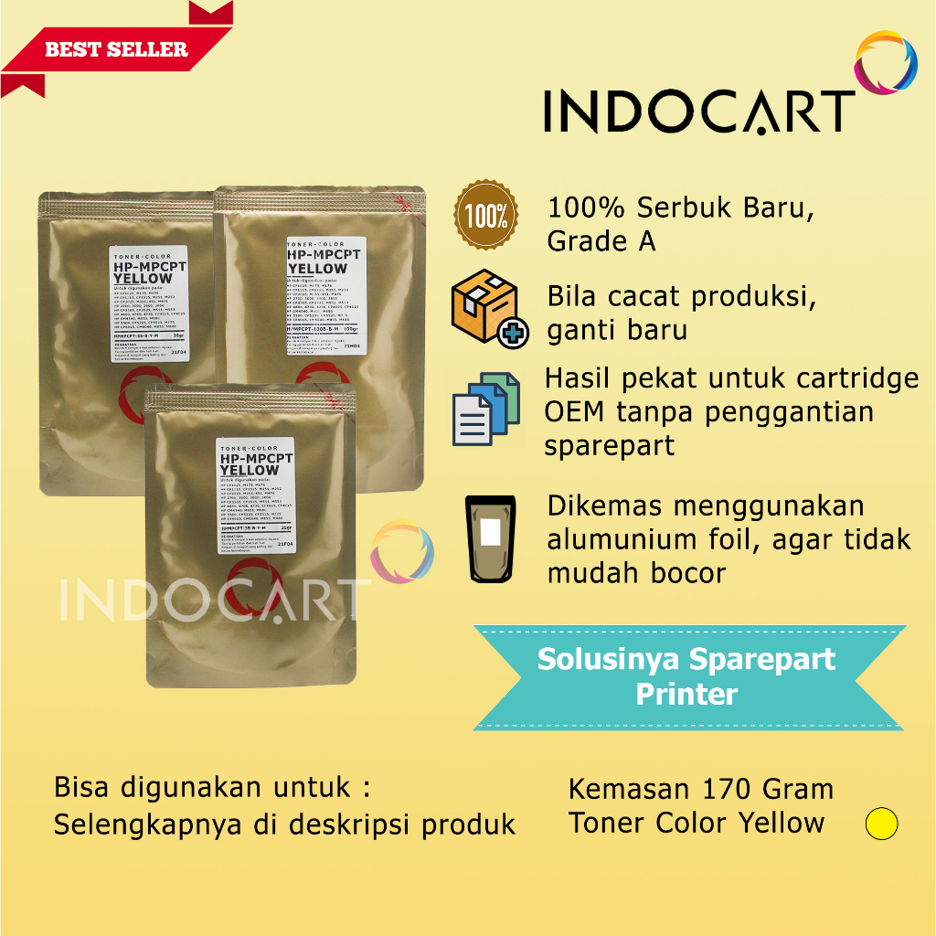 Serbuk Toner Warna MPCPT-503A-HP 3800-170gr-CMY