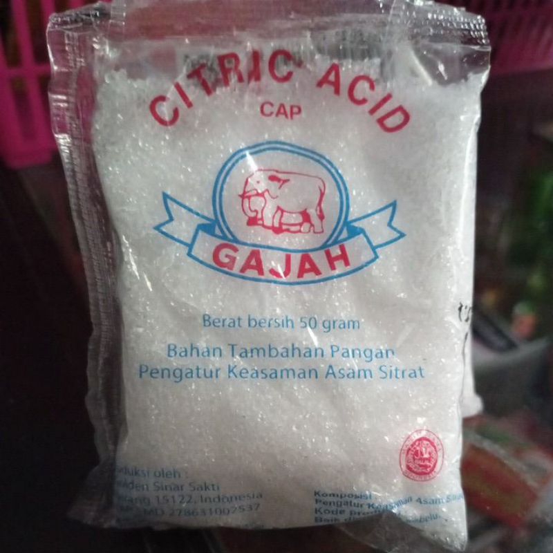 citrun acid cap gajah