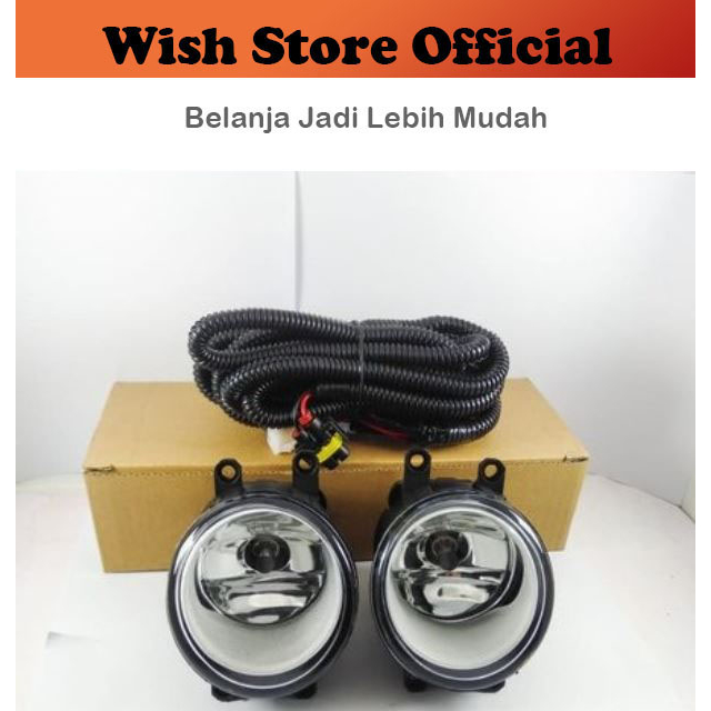 [SET] Fog Lamp Foglamp Lampu Kabut Bumper Bemper Avanza Xenia Vvti 2007 2008 2009 2010 2011
