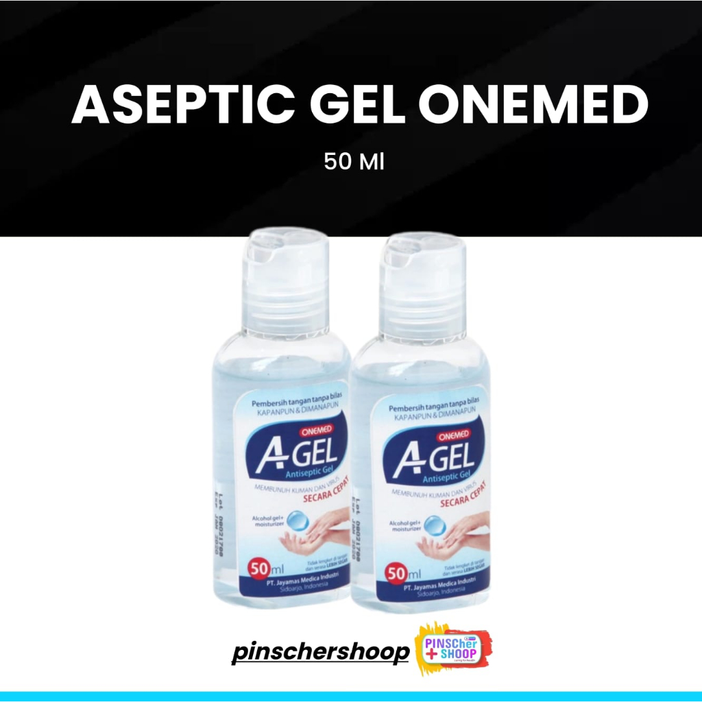 ASEPTIC GEL ASEPTIK 50 ML HANDSANITISER EKONOMIS COCOK DI SAKU