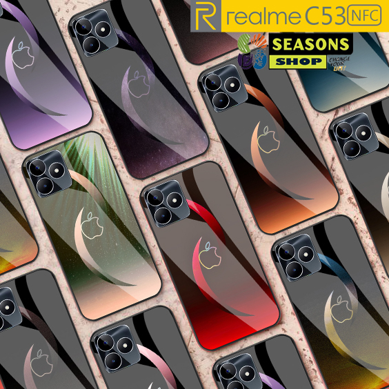 Softcase Realme C53 NFC Terbaru - Softcase kaca Realme C53 - Softcase Glass Glitter Realme C53 - Sof