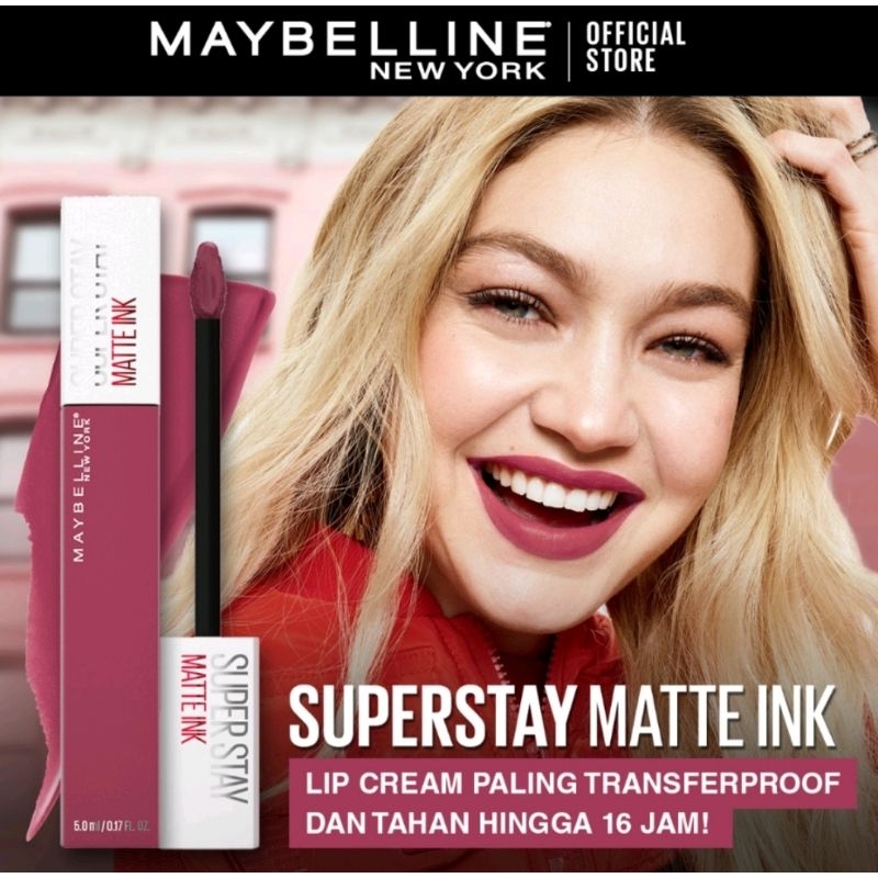 Maybelline Superstay Matte Ink Liquid Lipstick - Lipstik Cair