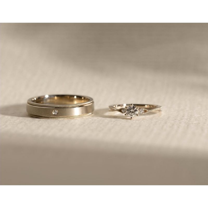 Cincin Kawin Rustic Cincin Nikah Rustic Cincin Tunangan Rustic Cincin Couple Rustic Silver 925 (Code