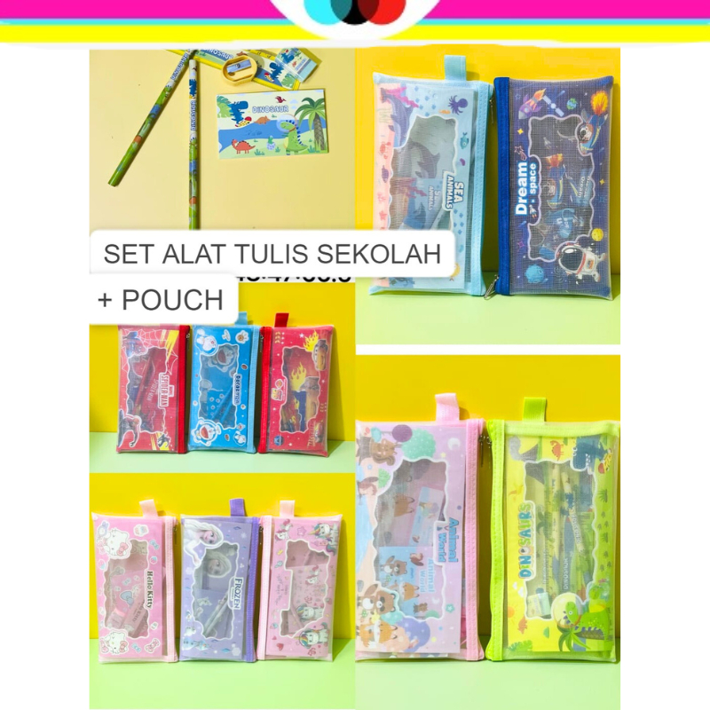 

SET ALAT TULIS SEKOLAH 8017 POUCH STATIONERY SET PENSIL SET LUCU FROZEN ATK KADO ANAK SOUVENIR ULANG TAHUN ALAT TULIS MURAH ALAT TULIS KANTOR @dbestwallpaper