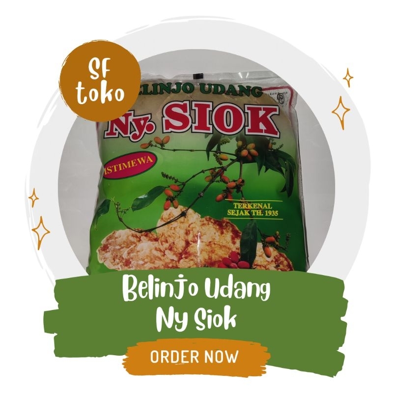 

Belinjo Udang Ny Siok 200 Gram Blinjo Udang Nyonya EMPING MELINJO NY Siok Blinjo Udang manis Ny Siok , mlinjo udang manis nyonya siok krupuk mlinjo EMPING BELINJO UDANG MELINJO UDANG