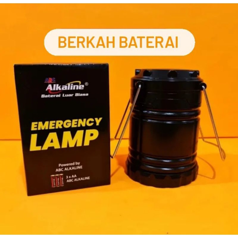 Emergency Lamp By Alkaline + Batere Alkaline AA Isi 6