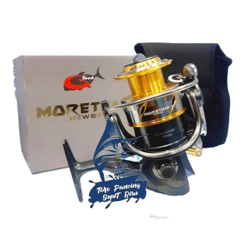 REEL PANCING G TECH MORETHAN POWER SW 6000HG POWER HANDLE DRAG 27KG