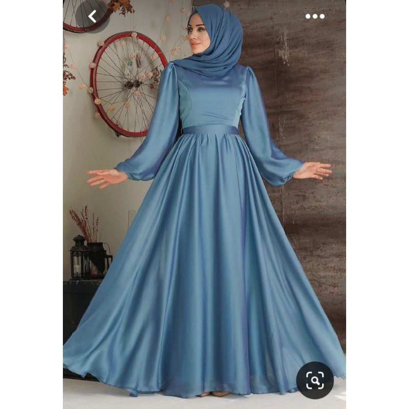Gamis satin polos mayung/gamis kondangan/gamis remaja/gamis kekinian