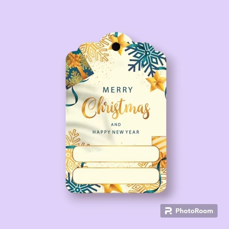 

Hang Tag Natal Merry Christmast (Putih)