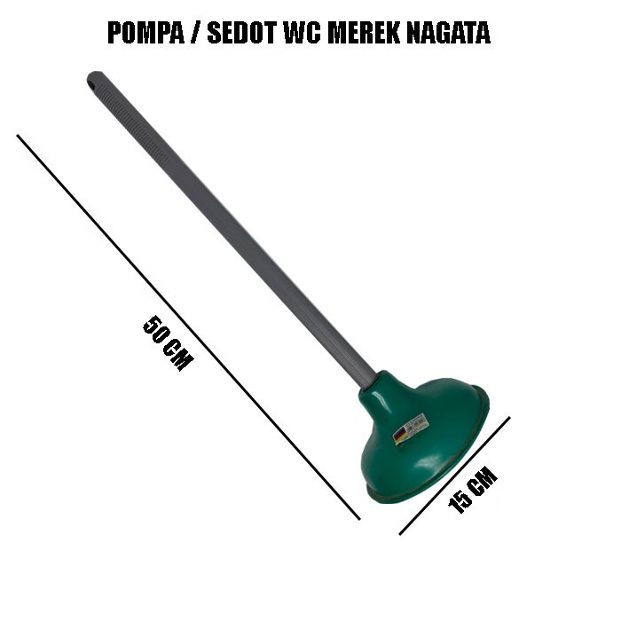Nagata Kop Vacum Sedot WC Toilet Karet Nagata Kop Sedot WC Alat Pompa Vacum WC Plunger 469