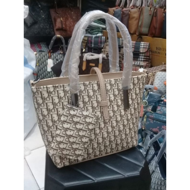 Kasmag Tas Tote Bag Formal Wanita Free dompet koin