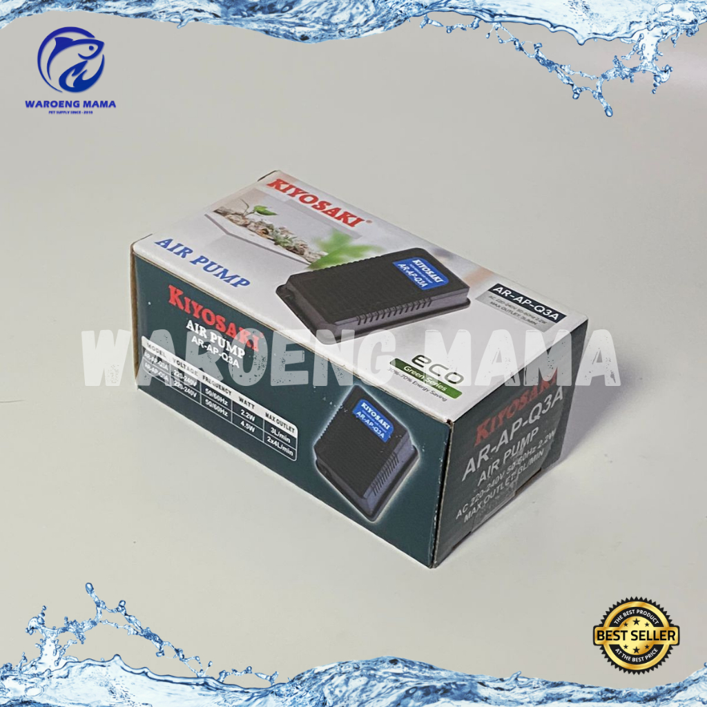 Pompa Aerator Aquarium 1 Lubang air pump gelembung udara aquascape