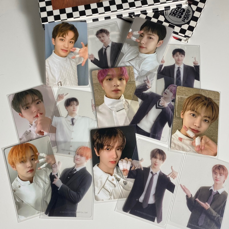 NCT DREAM PHOTOCARD PC SEASON'S GREETINGS 2023 SG23 SELCA TRANSPARANT MARK RENJUN JENO HAECGAN JAEMI