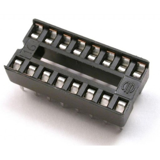 Soket Socket IC 16 pin 16 DIP UNTUK IC 16 KAKI