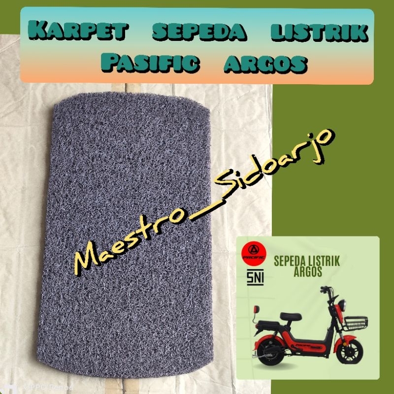 Karpet Serabut Sepeda Motor Listrik Pacific Argos