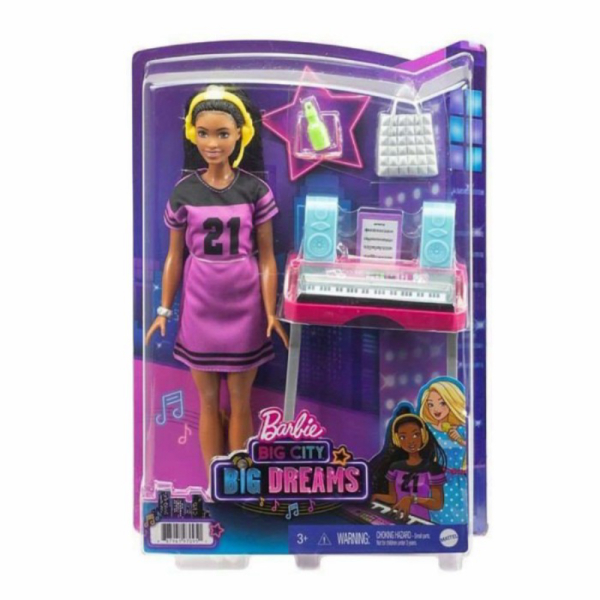 

Dijual Boneka Barbie Big City Big Dream Brooklyn Brunette Doll Music Studio Diskon