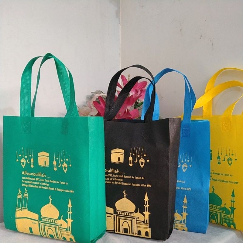 tas oleh-oleh haji dan umroh P30xL8xT40 per lusin