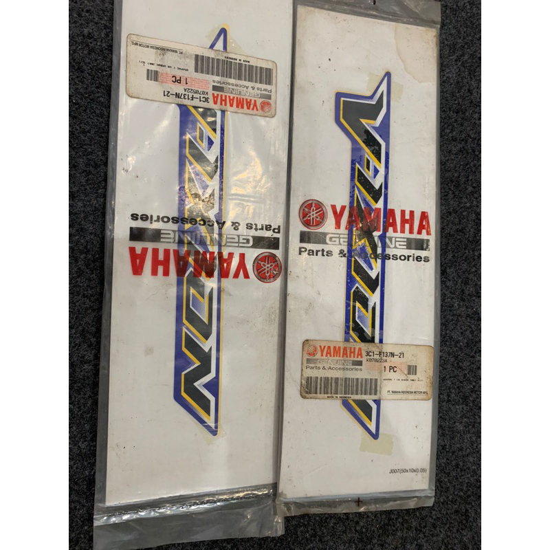 Stiker Sirip Yamaha Vixion old 2008 Biru Original YGP