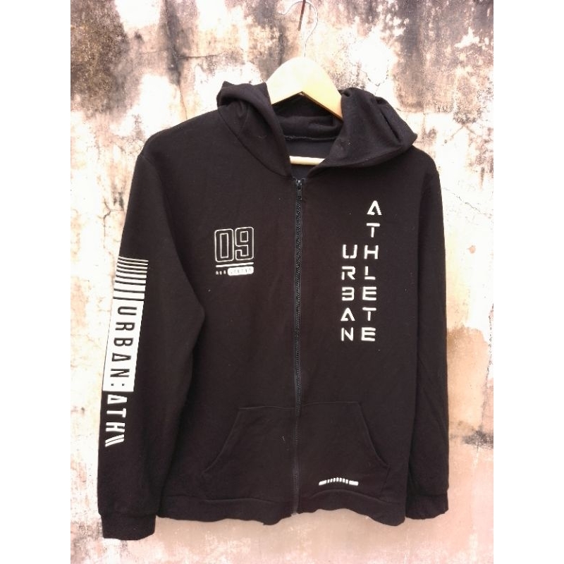 ZipHoodie Hitam urban