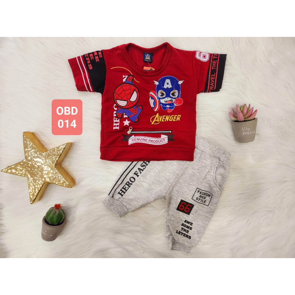 Baju Bayi Laki-Laki Usia 6 Sampai 12 Bulan Setelan Baju Anak Bayi Usia 0 Sampai 12 Bulan Motif Dorae